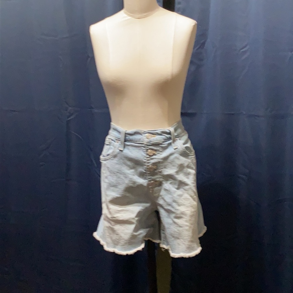 J. Crew High Rise Button Fly Denim shorts